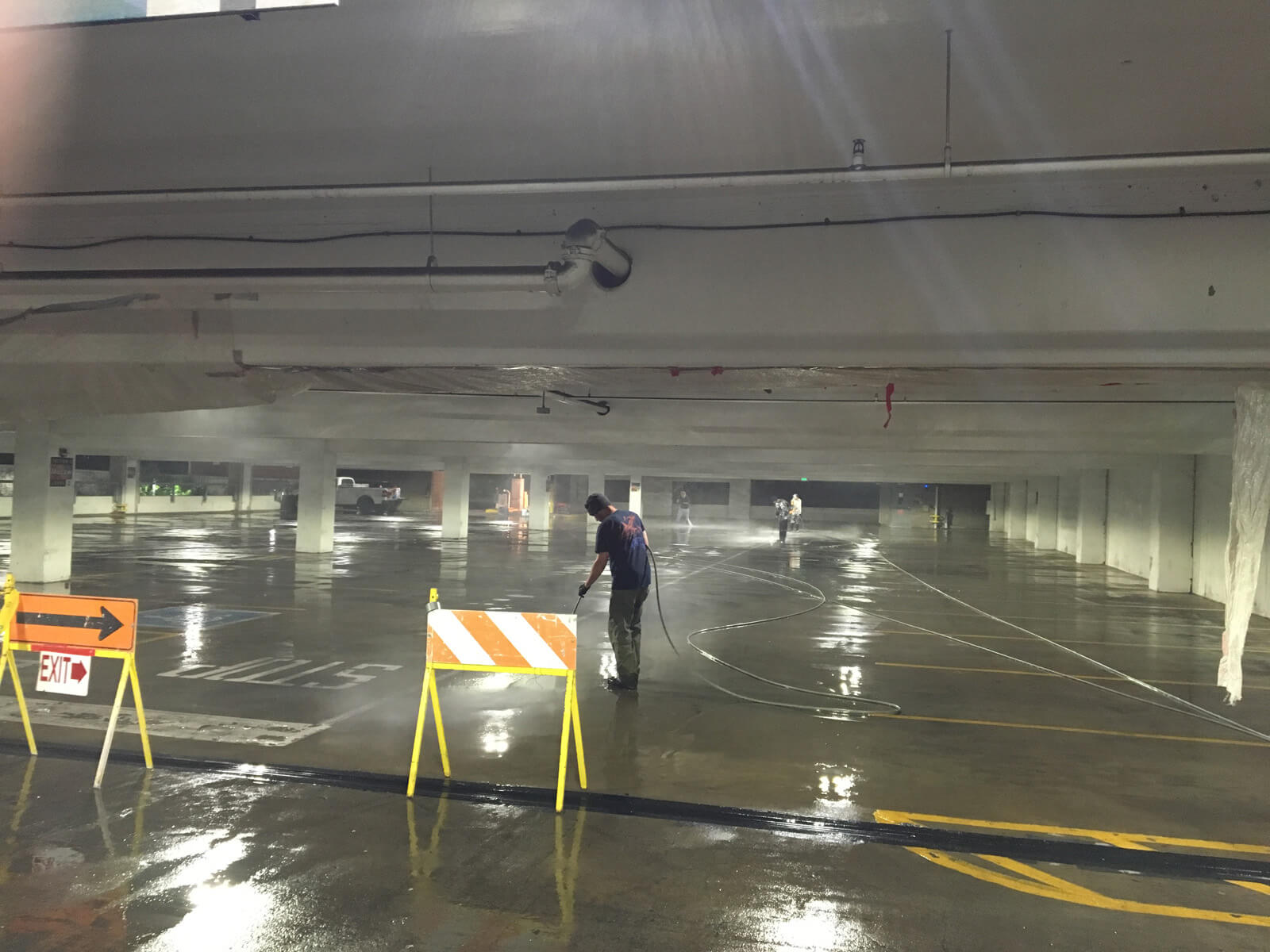 Parking Garage Cleaning