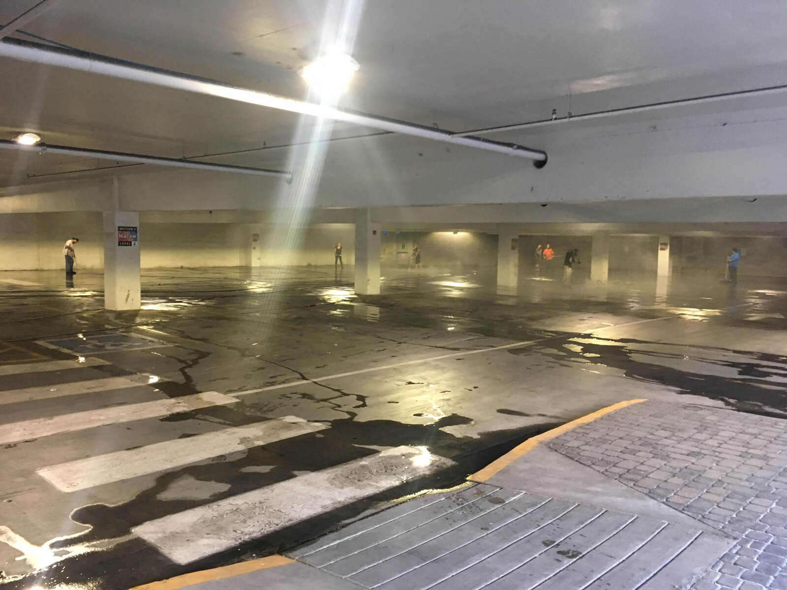 Parking Garage Cleaning